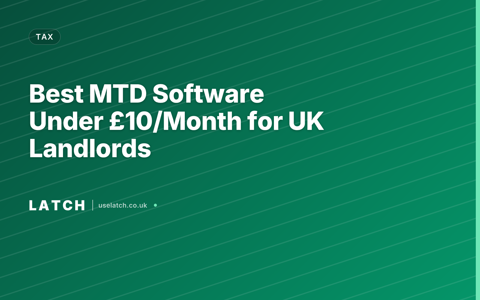 Mtd Software Icon Best MTD Software Under £10/Month for UK Landlords | Latch